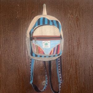 Multicolor Patterned Backpack